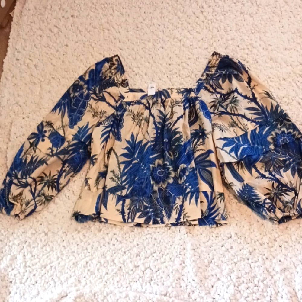 NWT 100% Cotton BR Blouse